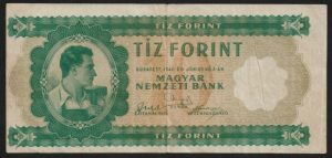 Ritka, nyomdahibás 10 forint 1946 VF