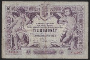 10 korona 1900 VG+