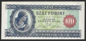 100 forint 1946 AUNC