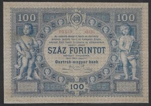 100 forint / gulden 1880 F