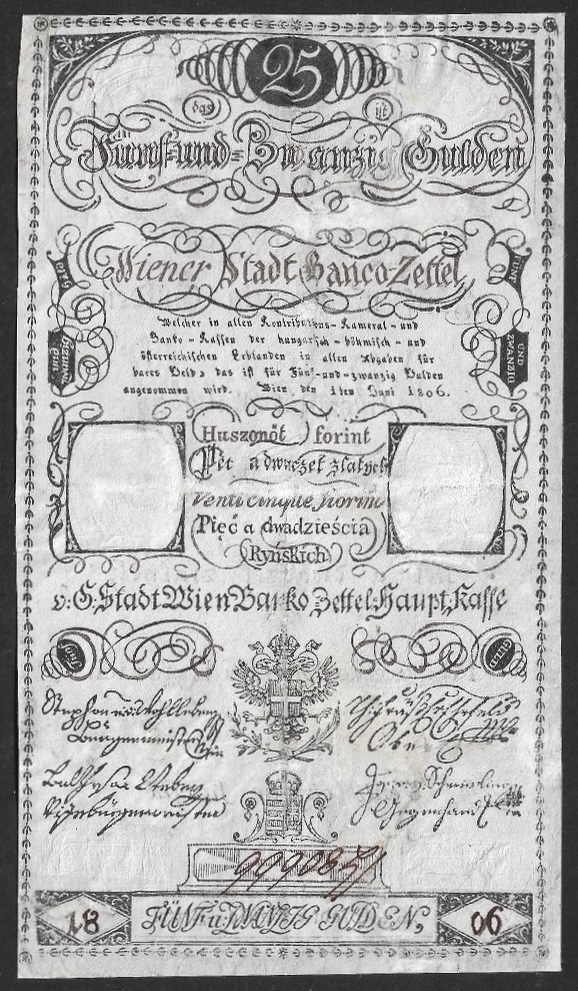 25 gulden 1806 VG restaurált