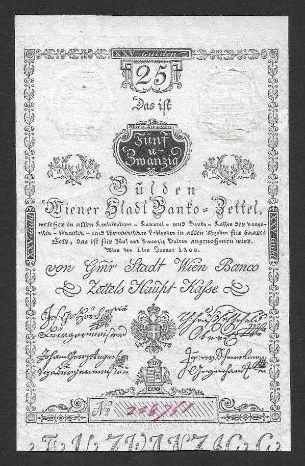 25 gulden 1800 VF